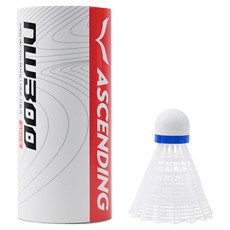 ASCENDING 셔틀콕 시리즈NW300, 화이트, 1개, 3개입