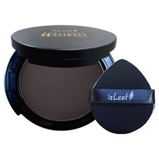 isLeaf 髮際線遮色粉餅 14g, 純黑色, 1個