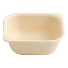 TACKAON 兒童用ECOZEN方形4格餐盤專用碗, 1個, 黃色