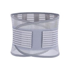 세이프코어 남여공용 사계절 메쉬 5강판 허리보호대, 1개, 그레이
