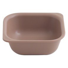 TACKAON 兒童用方形Ecogen 4格餐盤專用碗, 1個, 棕色