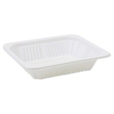 아이엔피 실링 트레이 용기 바디만 화이트 1512-3 15 x 12 x 3 cm, 50개, 1개입