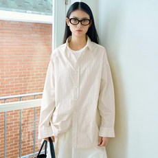 Oui mais non 女款 Daddy 條紋棉質襯衫