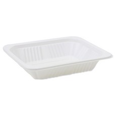 아이엔피 실링 트레이 용기 바디만 화이트 1512-2 15 x 12 x 2 cm, 50개, 1개입