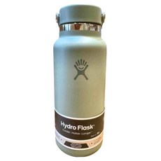 Hydro Flask 寬口真空保溫鋼瓶 32oz, 1個, 灰綠色, 946ml