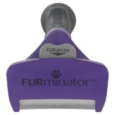 FURminator 神效專利去毛梳 大於4.5kg長毛中大型貓專用 M/L, 紫色, 1個