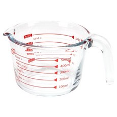 4BNK 오븐글라스 내열강화유리 계량컵, 1개, 500ml