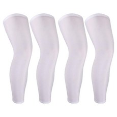 Hyuolly 防曬運動護腳套 2入, 2個, 白色