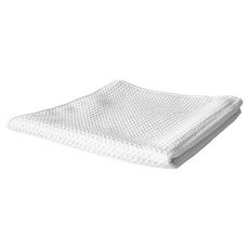 월드크린 와플러스 유리 타월 40 x 40 cm, 화이트, 1개