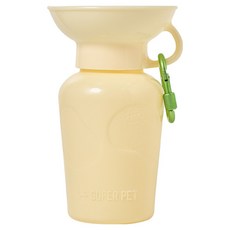 超級寵物 狗狗散步便攜式Air Up水瓶, 1個, 牛奶黃