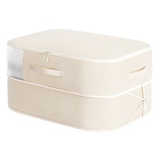 공유 투명창 제로부피 부피순삭 압축 파우치 라이트베이지, 1개입, 1개