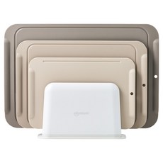 sillymann Harmony TPU安心砧板組 可可流 WPK3004, 1套, 小型 + 中型 + 大型 + 砧板架