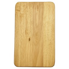 퀸스리빙 고무나무 사각 원목 도마, 우드, 1개