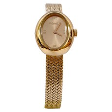 COACH 蔻馳 Sammy 古典法式優雅蛋形腕錶 22mm