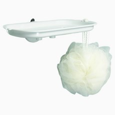 dipper 強力吸盤壁掛 漱口杯架3件組 中 330g, 1套, 白色