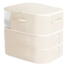 Life GONGyOU 透明窗零體積瞬收壓縮袋 淺米色, 1個, 1入