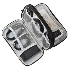 想像一匙 USB傳輸線收納包, 黑色, 1個