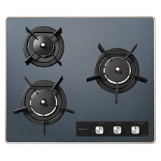 린나이 컬러 빌트인 가스레인지 리플렉트 3구 방문설치, RBR-PF3601LD, LPG