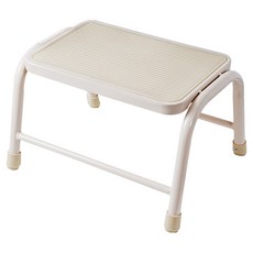 ROTI 多功能折疊梯/階梯椅 1階 象牙白, 1個