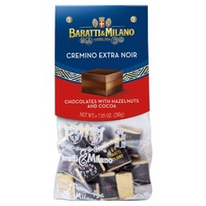 BARATTI&MILANO Cremino 特級黑巧克力包, 200g, 1個