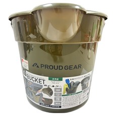 PROUD GEAR DIONE 森活洗車水桶/收納桶 PGR410, 軍綠色, 11L