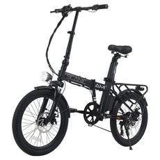 에이유테크 스카닉 AMI 고출력 접이식 전기 자전거 36V 7.5A, 블랙, 스틸