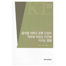 引進餐飲業服務機器人對工作與職場安全的影響, 韓國勞動研究院, 朴秀敏, 曺赫敏, 朴敏英, 崔珉