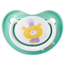 DoubleHeart Dear Friends 炫耀獅子 安撫奶嘴, 薄荷綠, S(0~3個月), 1個