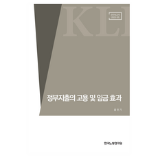 정부지출의 고용 및 임금 효과, 한국노동연구원, 홍민기