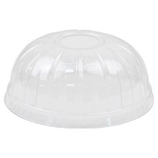 Inp PET冰杯 92.5π 條紋打孔外帶杯蓋, 圓頂形, 1個, 100件