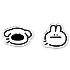 THE ZAKKA 免鑽孔手繪卡通軟管夾 A套組 FREE, 1套, 混合色