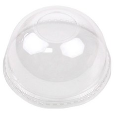 Inp PET冰杯98Fai無孔外帶杯蓋, 圓頂形, 1個, 100件