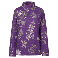 Crocodile 鱷魚 女款花卉印花半拉鍊T恤 CLCFTS202