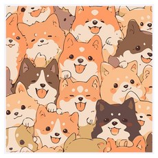 TaminaYo 方便的DIY繪畫 20 x 20 cm, 1個, 小狗們