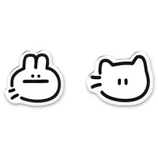 THE ZAKKA 免打孔手繪卡通人物軟管架 C套組 FREE, 1套, 混合色