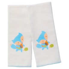 vivibaby 小狐狸超柔紗布澡巾 2條