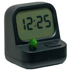 아이노비아 오르미 레트로 게임보이 무소음 공부타이머 뽀모도로 스톱워치, 미스티블랙, 1개