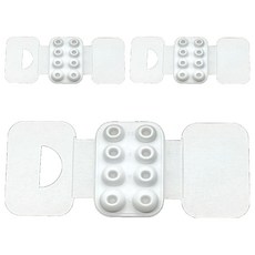 Pocket Master AirPods Pro 相容橡膠耳塞套 XS + S + M + L 套組, 單一商品, 白色, 3套