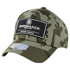 RAINMAKER 迷彩徽章棒球帽 高爾夫球帽 RR21AB12, 卡其色, 1個