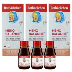 로트벡쉔 메노 밸런스 바이탈 엉겅퀴 갱년기 영양제 10p, 600ml, 3개