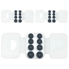 Pocket Master AirPods Pro 相容橡膠耳塞套 XS + S + M + L 套組, 黑色, 單一商品, 3套