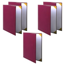 sewoose 絨面絲絨獎狀盒, 紫紅色, 5個