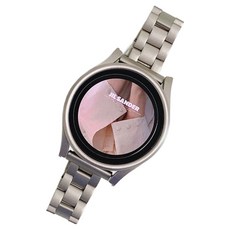 女式 9999 Galaxy 手錶兼容超薄金屬錶帶, 星光, 20mm