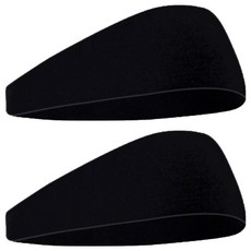 오브엘 防汗髮帶, 2個, 黑色