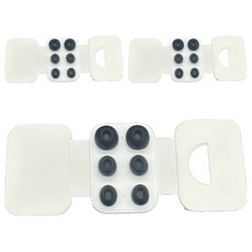Pocket Master AirPods Pro 相容橡膠耳塞套 XS + S + L 套組, 單一商品, 黑色, 3套