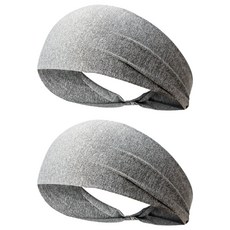 O've.L 涼感髮帶, 2個, 白灰色