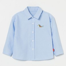 오즈키즈 아동용 닥스퍼피 코튼 셔츠