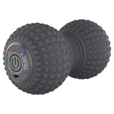 컴스 땅콩형 진동 듀얼 마사지볼, ZM431, 그레이