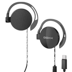 DOXX Type-C 耳掛式有線耳機, DX-H501C, 黑色