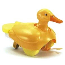 TAMIYA 田宮 會走路會游泳的鴨子 157mm x 83mm x 107mm 69946, 1個, 黃色